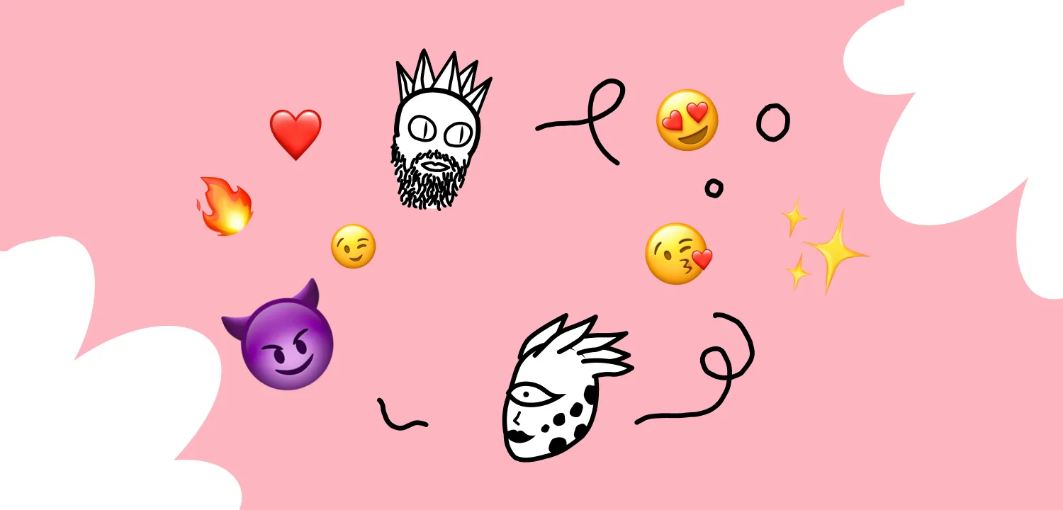 Les 15 emojis les plus populaires dans les rencontres en ligne.1. 1