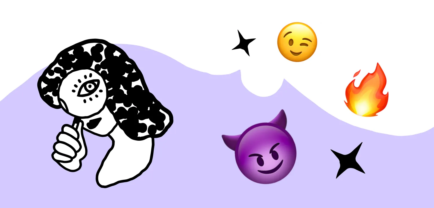 How often do people use emojis when online dating