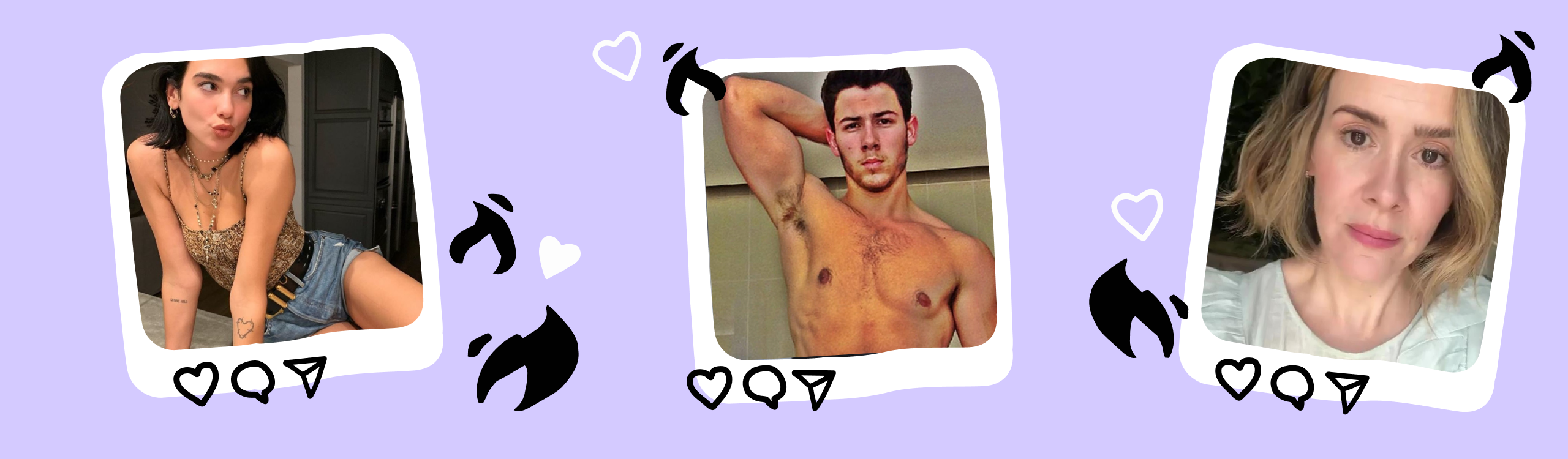 Prominenz, die sich im Internet kennengelernt haben